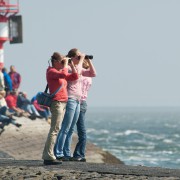 Verrekijker op de dam