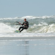 Kitesurfen noordzee