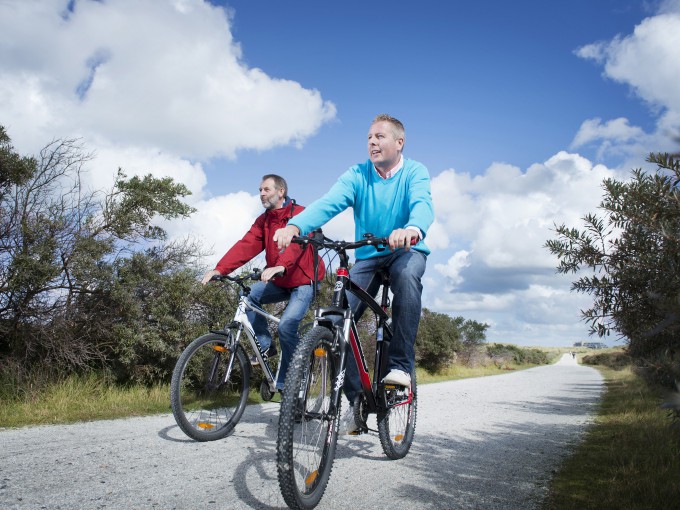 Fietsen in de duinen