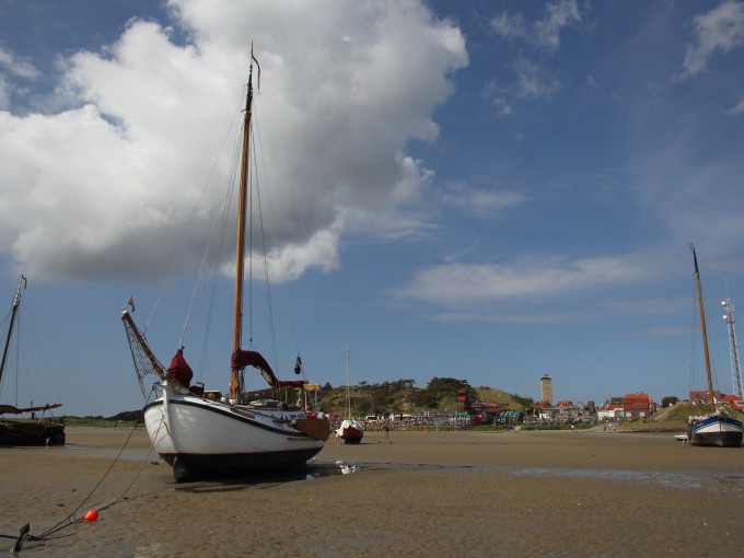 Droogvallen Groene strand