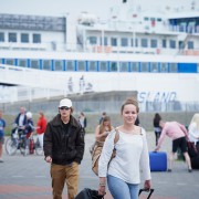 Aankomst op Terschelling