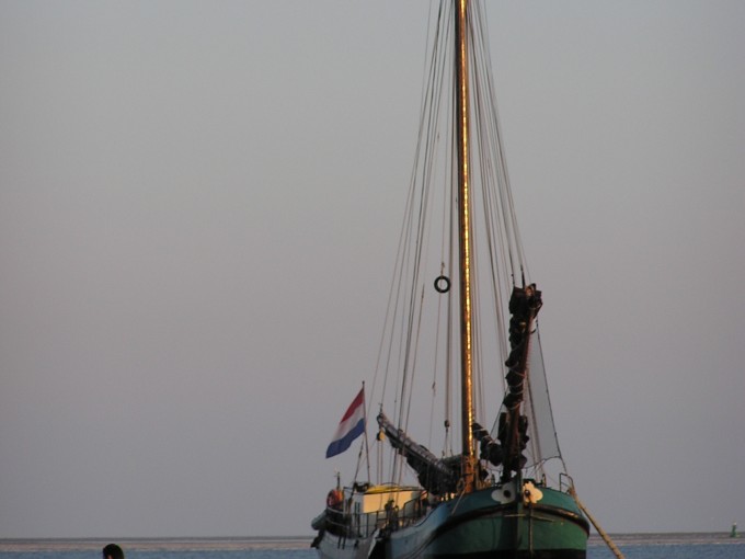 Droogvallen op het wad