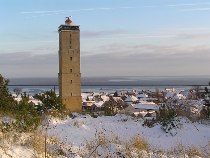 Besneeuwd West-Terschelling